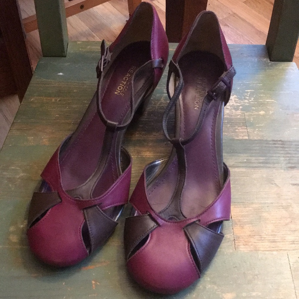 Size 9 1/2 2-tone heels by Kenneth Cole Reaction